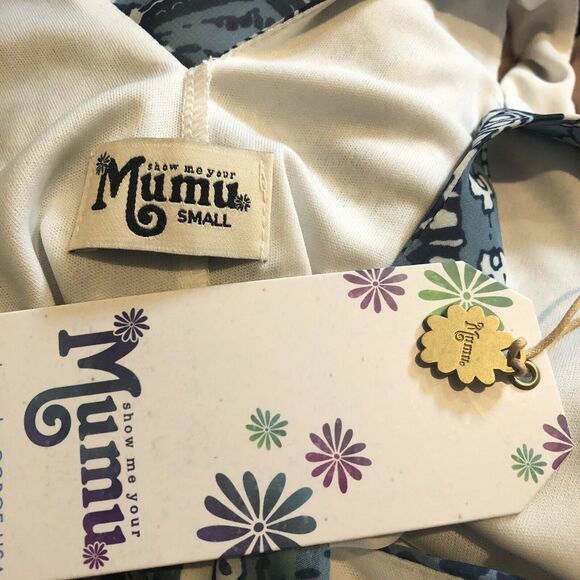 Show Me Your Mumu Tess Tie Front Plenty Paisley Dress Size S - Picture 4 of 4